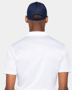 Cappellino da Baseball tinta unita Blu Lino Seta | Filatori