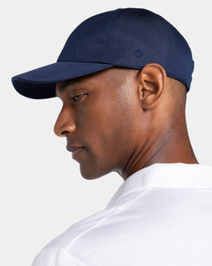 Cappellino da Baseball tinta unita Blu Lino Seta | Filatori