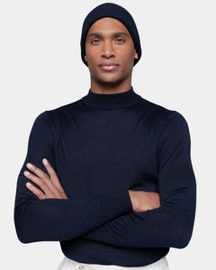 Blue Beanie in Cashmere Silk | Filatori