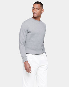 Grey Crewneck sweatshirt in Cotton Cashmere | Filatori