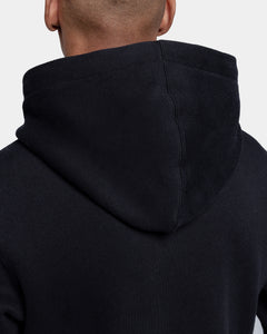 Black Hoodie in Cotton Cashmere | Filatori