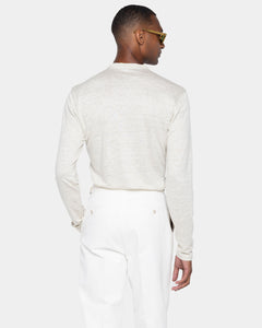 T shirt manica lunga tinta unita Corda 100% Masters of Linen | Filatori