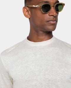 T shirt manica lunga tinta unita Corda 100% Masters of Linen | Filatori