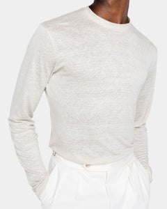T shirt manica lunga tinta unita Corda 100% Masters of Linen | Filatori